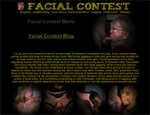 Tablet Screenshot of facialcontest.com